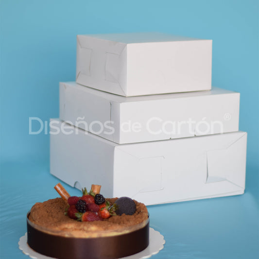 25 Caja Pastelera Tapa y Base