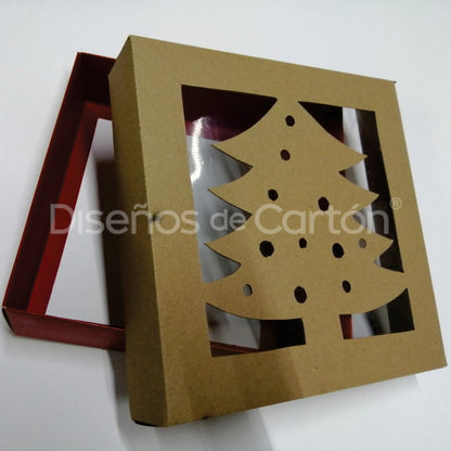 Caja Chocolatera Navideña